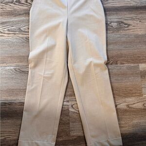 Rachel Zoe Light Beige Elastic Waist Trousers